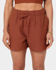 Champion Women's RW GD Shorts Canyon Rock Brown