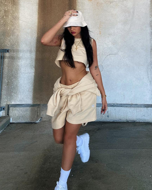 Champion Women's RW GD Shorts Warming Beige