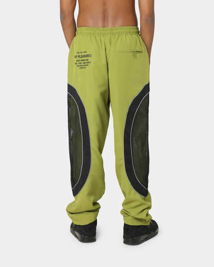 HUF X Pleasure Darton Track Pants Green