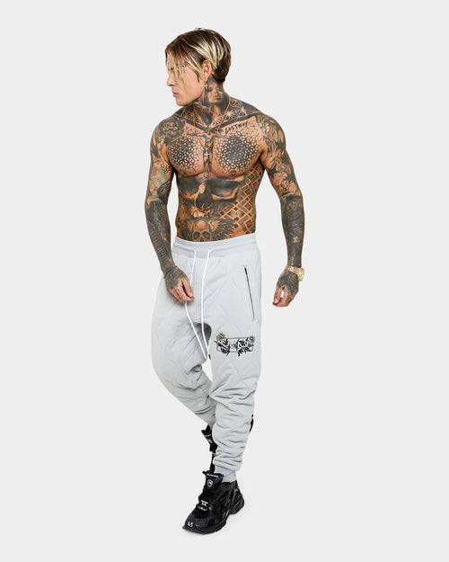 Saint Morta Lover Quilted Sweat Pants Grey