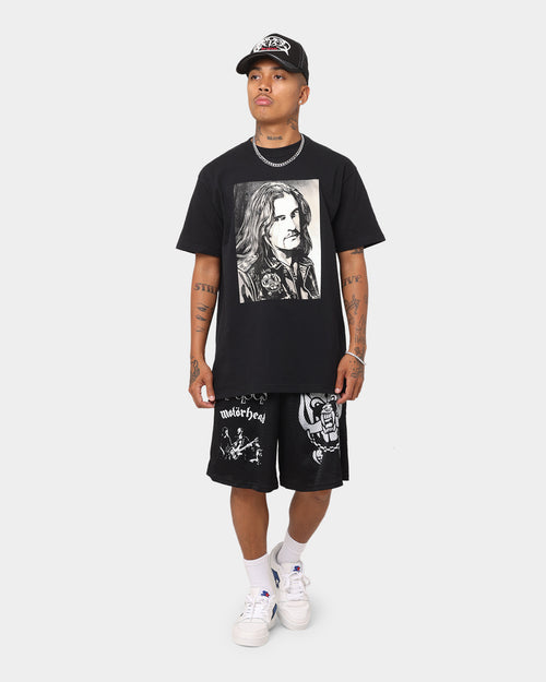 Obey Motorhead Test Print Shorts Black