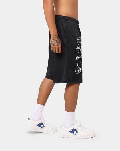 Obey Motorhead Test Print Shorts Black