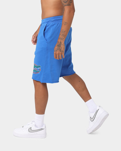 National Collegiate Athletic Association University Of Florida Raw Edge Sweat Shorts Faded Royal