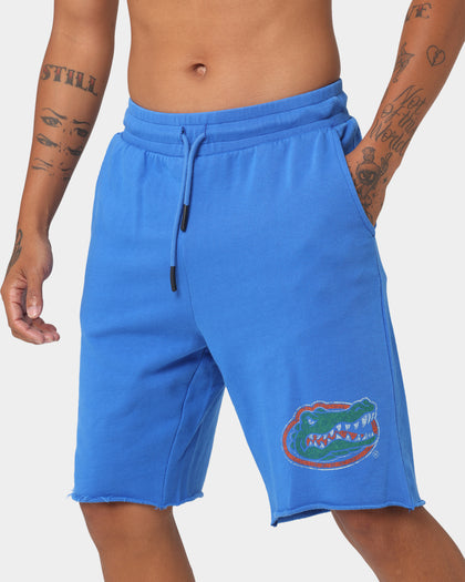 National Collegiate Athletic Association University Of Florida Raw Edge Sweat Shorts Faded Royal
