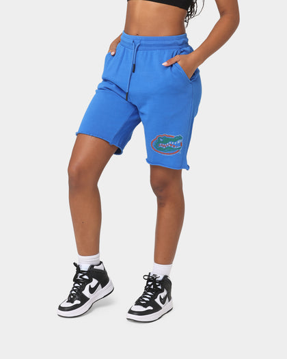 National Collegiate Athletic Association University Of Florida Raw Edge Sweat Shorts Faded Royal