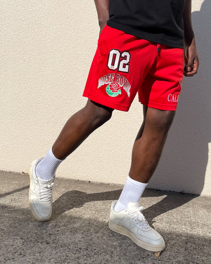 National Collegiate Athletic Association Rose Bowl Champ Shorts High Risk Red