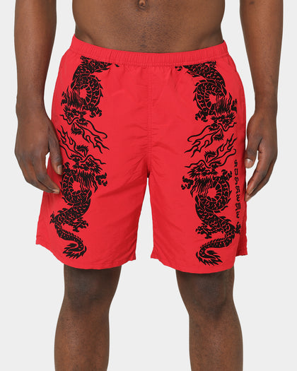 Supreme Dragon Water Shorts Red