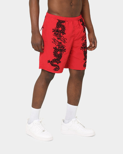 Supreme Dragon Water Shorts Red