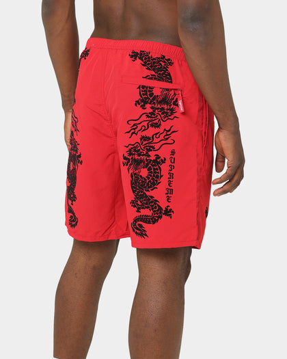 Supreme Dragon Water Shorts Red