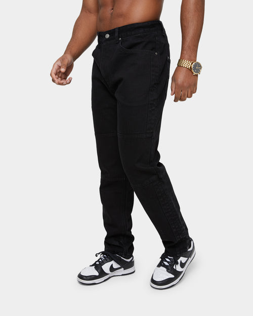 Carre Simplicite Panel Slim Jeans Black
