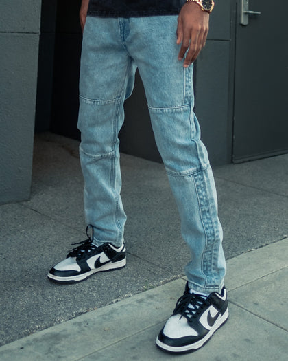 Carre Simplicite Panel Slim Jeans Vintage Blue