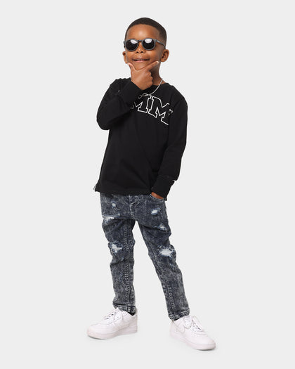 EN ES Kid's Mini Denim Jeans Blue Acidwash