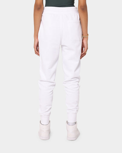 Carré Rhinestone Rose Sweatpants White