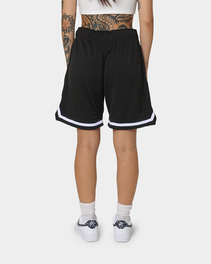 New Era New York Yankees Striped Mesh Shorts Black