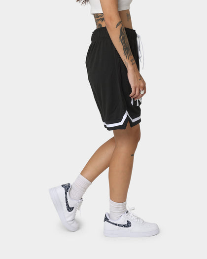 New Era New York Yankees Striped Mesh Shorts Black