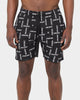Saint Morta Canal State Sweat Shorts Black/White