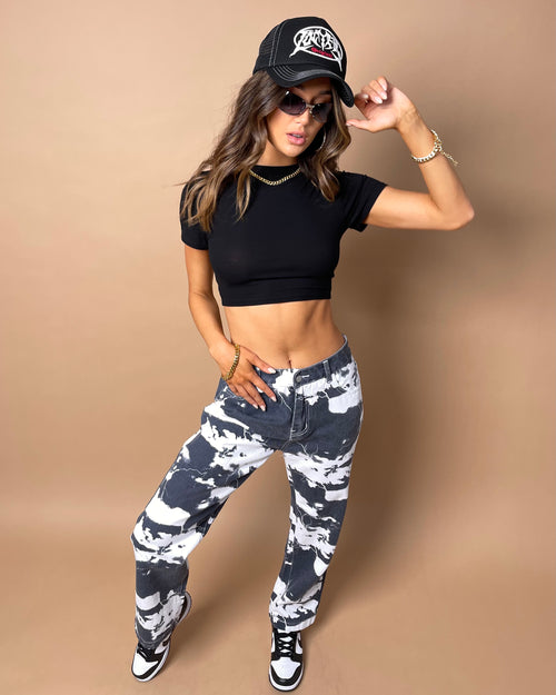 XXIII Blaise Splatter Jeans Blue