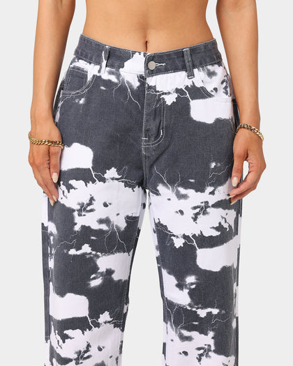 XXIII Blaise Splatter Jeans Blue