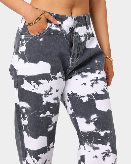 XXIII Blaise Splatter Jeans Blue