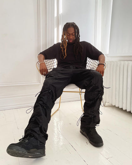 XXIII Bungee Cord Pants Black