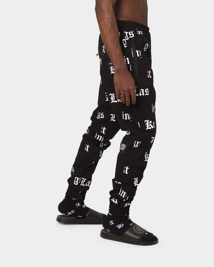 Last Kings Fragment Joggers Black