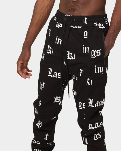 Last Kings Fragment Joggers Black