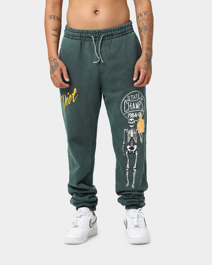 Diet Starts Monday State Champs Sweat Pants Green
