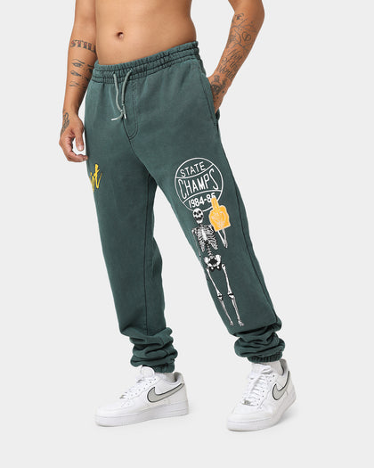Diet Starts Monday State Champs Sweat Pants Green