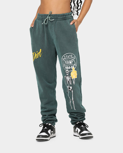 Diet Starts Monday State Champs Sweat Pants Green