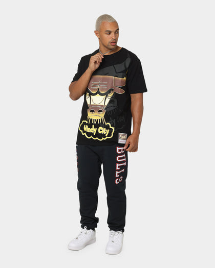 Mitchell & Ness Chicago Bulls Vintage Finals Sweat Pants Faded Black