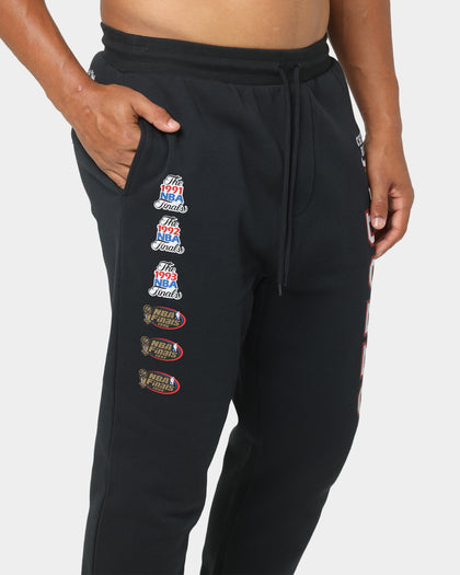 Mitchell & Ness Chicago Bulls Vintage Finals Sweat Pants Faded Black