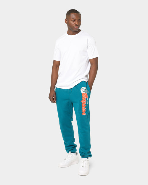 Mitchell & Ness Miami Dolphins Wordmark Sweat Pants Faded Teal