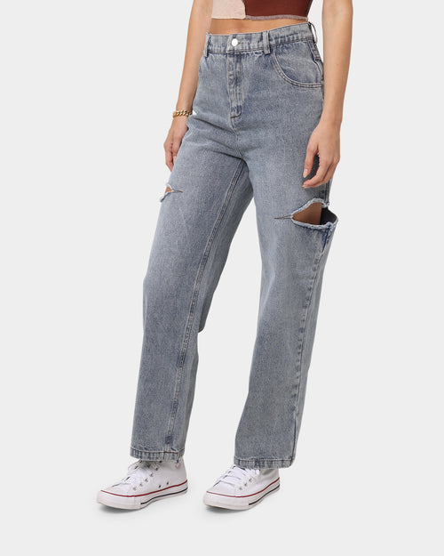 XXIII Women's Julieta Cut Out Jeans Blue
