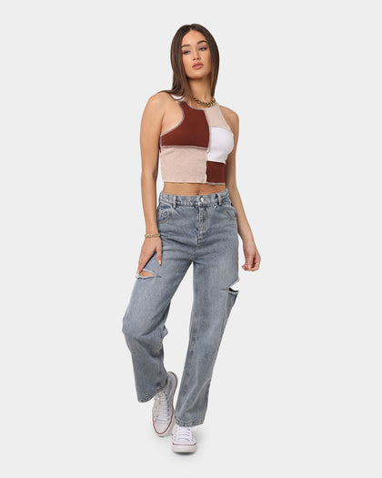 XXIII Women's Julieta Cut Out Jeans Blue