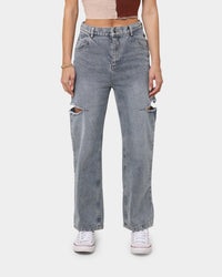 XXIII Women's Julieta Cut Out Jeans Blue