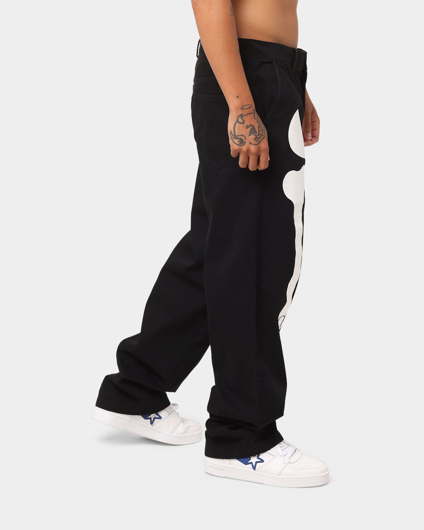 XXIII Skeleton Pants Black/White | Culture Kings US