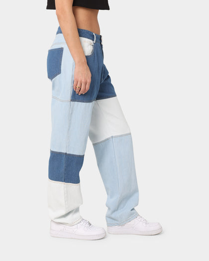 XXIII Women's Candie Stripe Jeans Blue