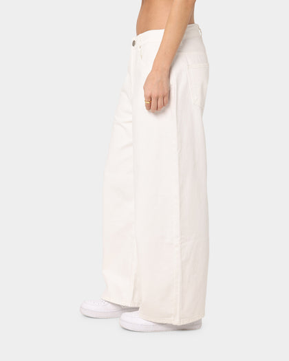 XXIII Women's Neve Wide Leg Jeans White