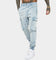 Saint Morta Annex Denim Cargo Joggers Light Blue