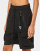 The Anti Order Reflective Man Made Cargo Shorts Black/Silver