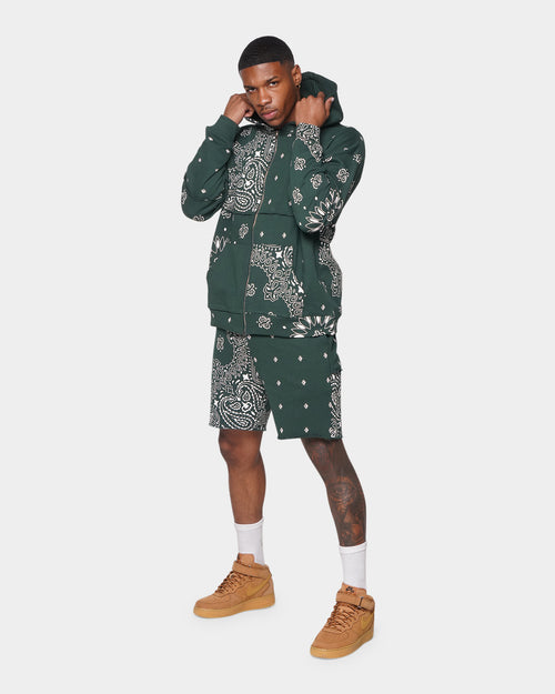 XXIII Jai Paisley Shorts Forest