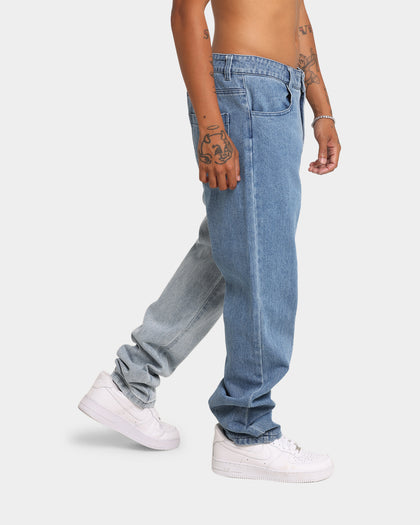 XXIII Zeke Two Tone Denim Jeans Blue