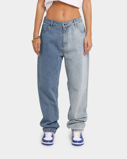 XXIII Zeke Two Tone Denim Jeans Blue