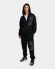 HUF Drop Out Stack Fleece Track Pants Black