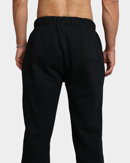 HUF Drop Out Stack Fleece Track Pants Black