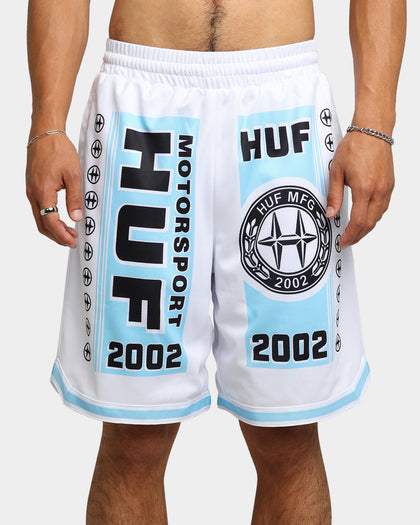 HUF H-Class Basketball Shorts White