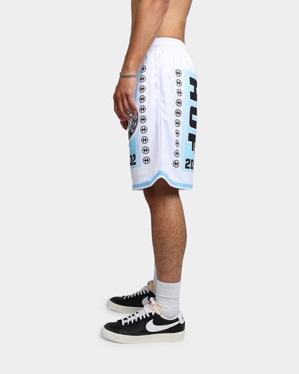 HUF H-Class Basketball Shorts White