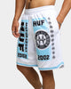 HUF H-Class Basketball Shorts White