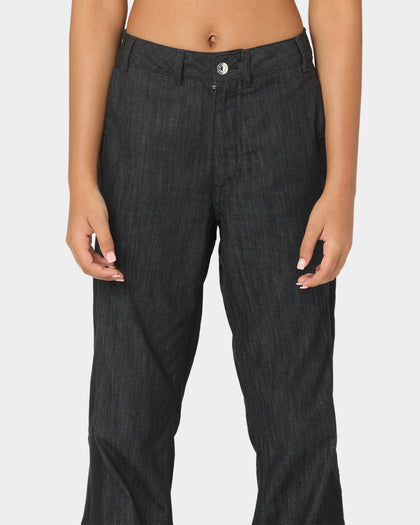 Adidas Women's Twill Track Pants Black