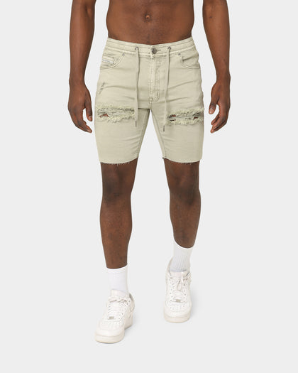 Nena and Pasadena Hartford Shorts Silver Green